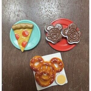 Disney ily 4Ever Doll Food Accessories Lot Mickey Pretzel Pizza Ice Cream